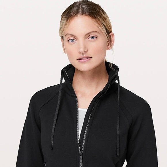 Black Lululemon Huddle and Hustle Jacket Size 6 - Picture 2 of 5